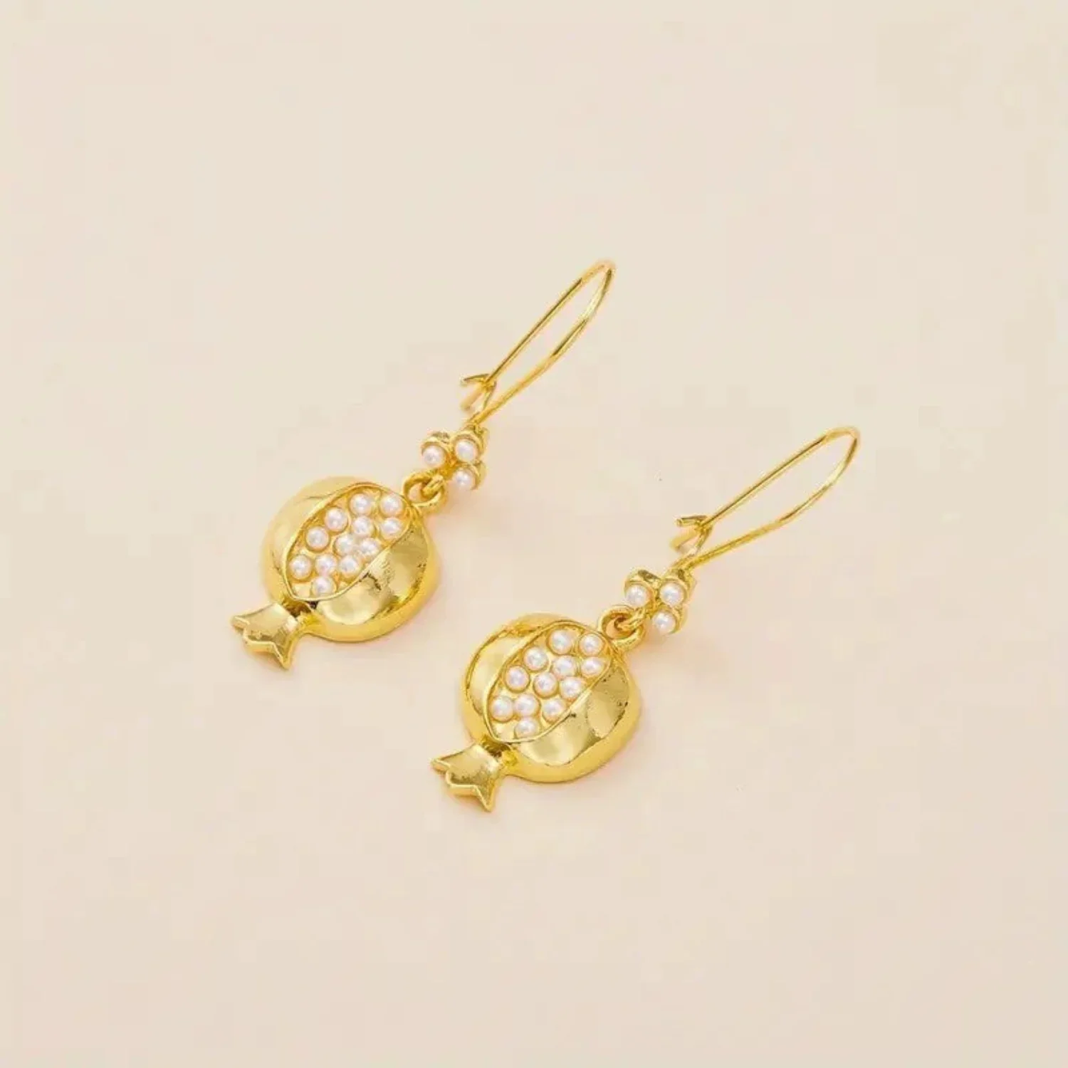 Spectacular Pair Of Pomegranate Earrings