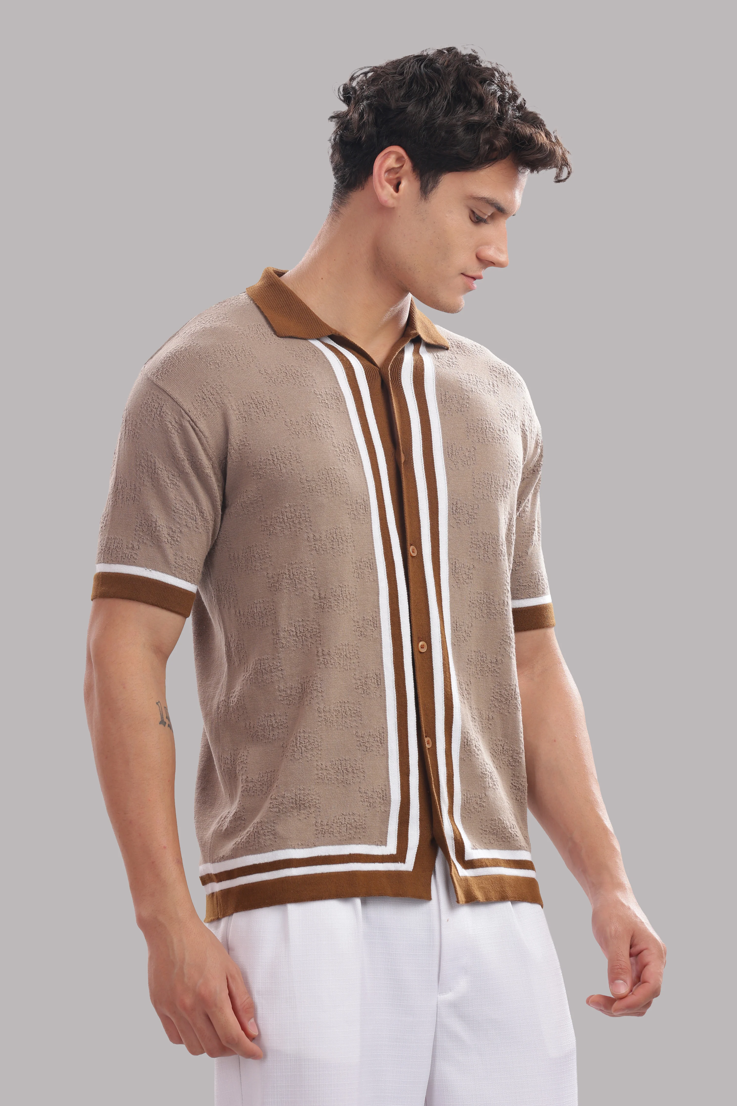 Men Multi Cotton Regular T-Shirt - Image 5