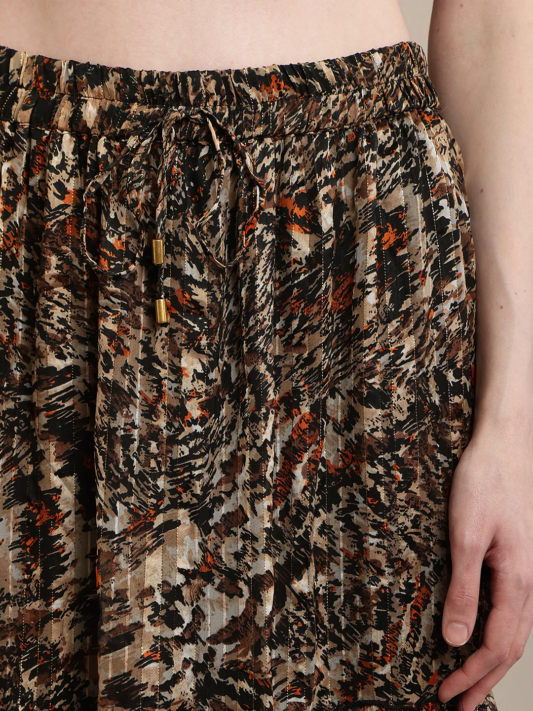 Women Animal Print Flared Skirt - Image 6