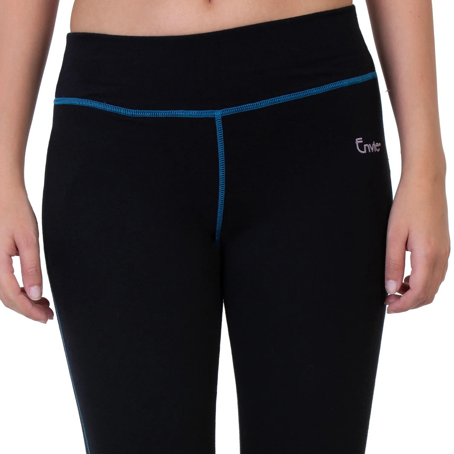 Women Black 3/4th Length Capri - Image 3