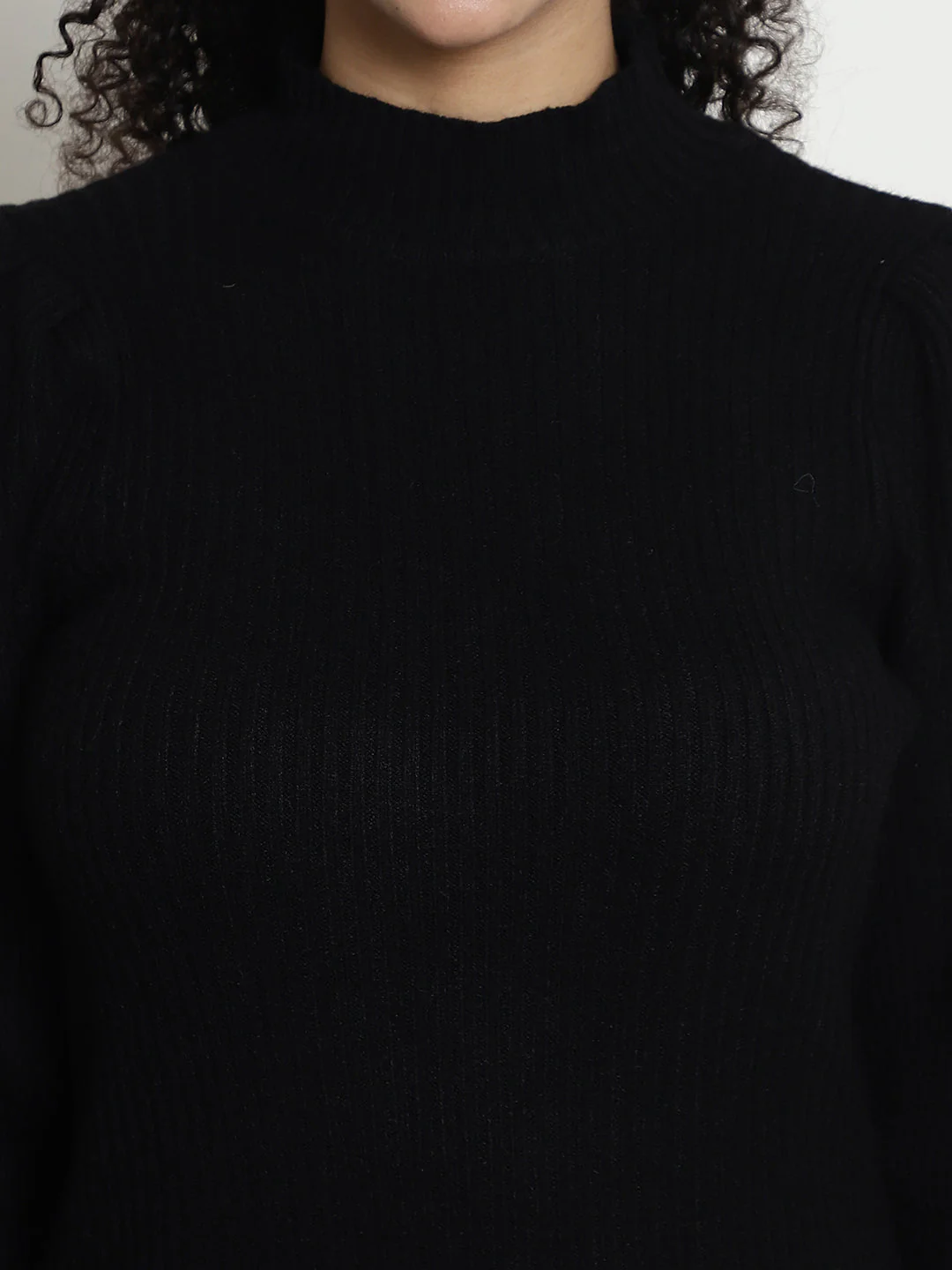 Women Black Bodycon Midi Dress - Image 6