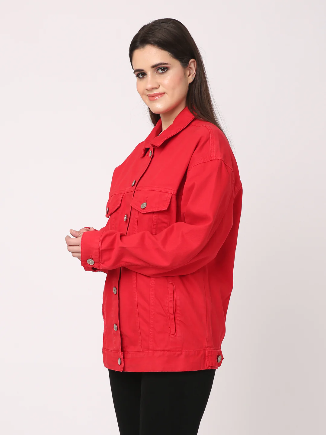 Women Classic Collar Jacket - Image 2