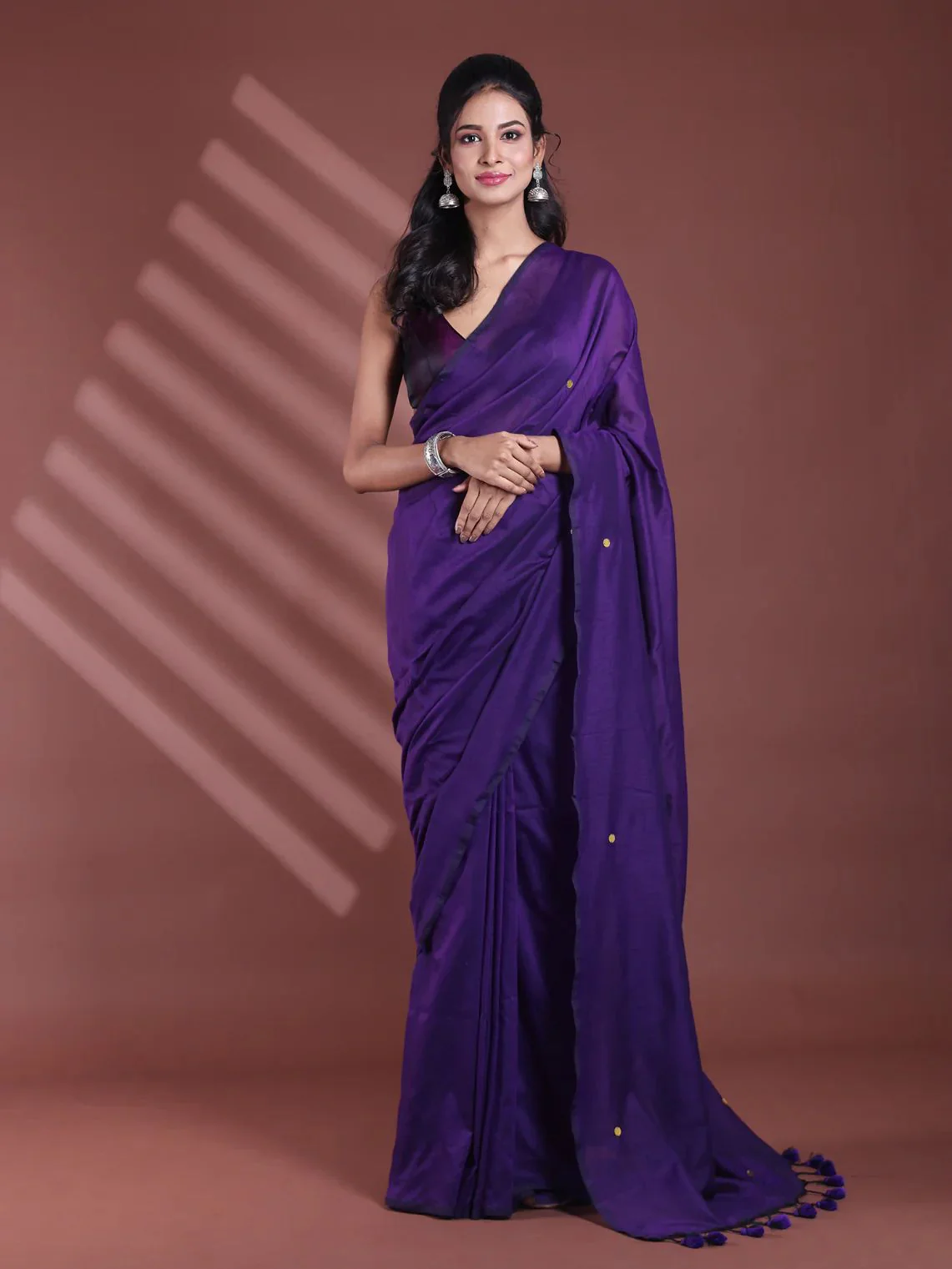 Women Cotton Sequence Saree