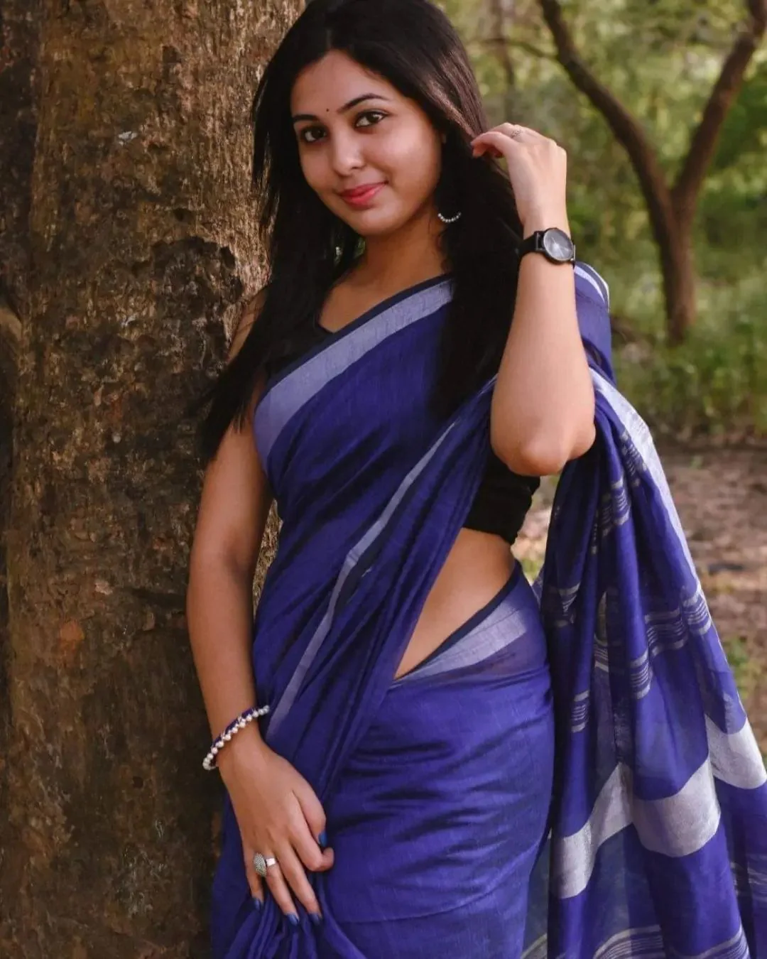 Women Cotton Silk Zari Border Sare