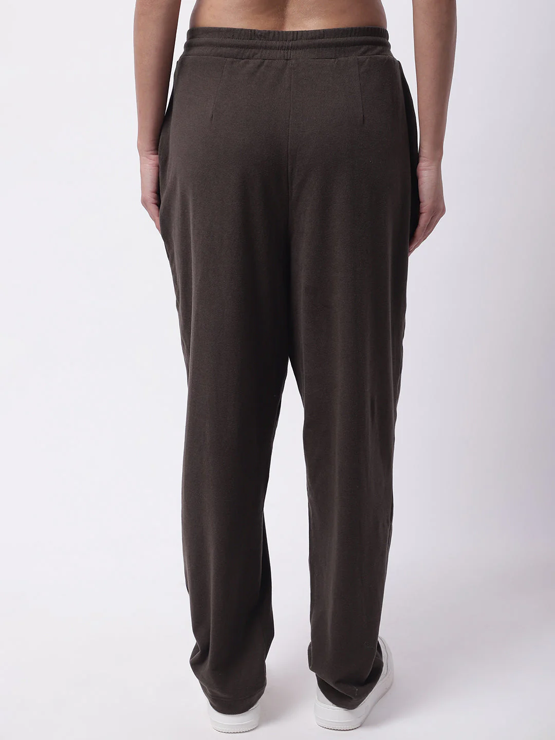 Women Dark Green Viscose Pants - Image 6