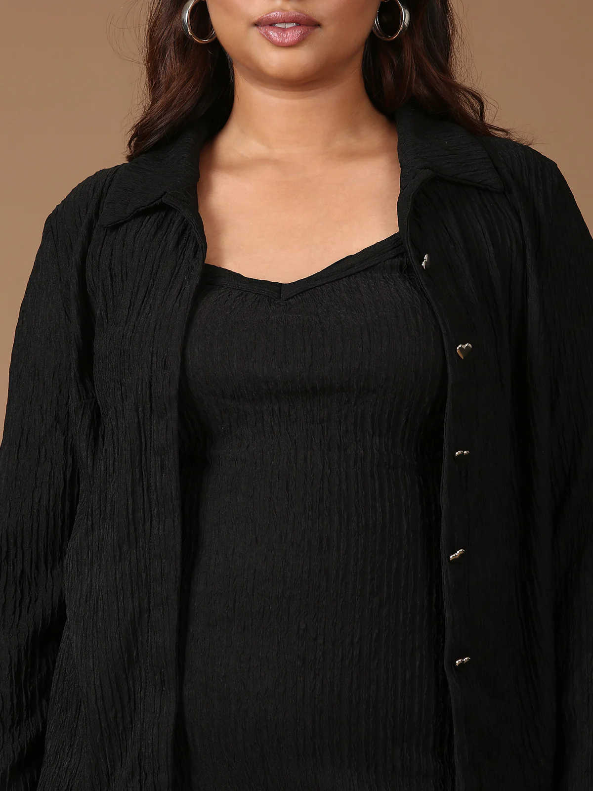 Women Dress Shirt Co-ord Set-(2 Piece) - Image 4