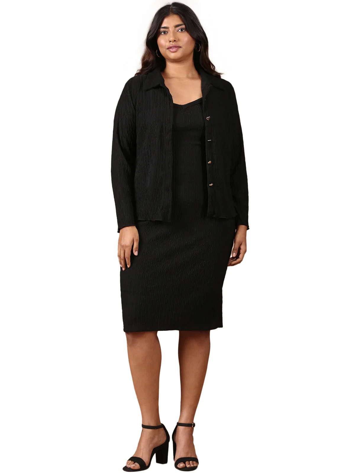 Women Dress Shirt Co-ord Set-(2 Piece) - Image 6