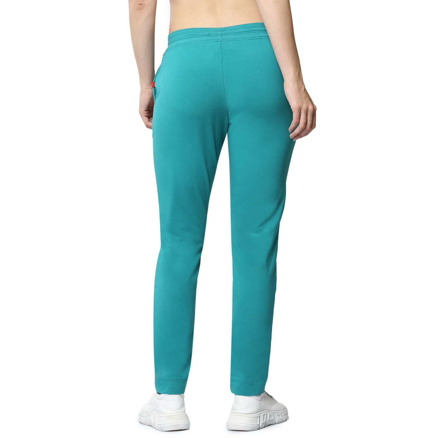 Women Green Ankle Length Track Pant - Image 2