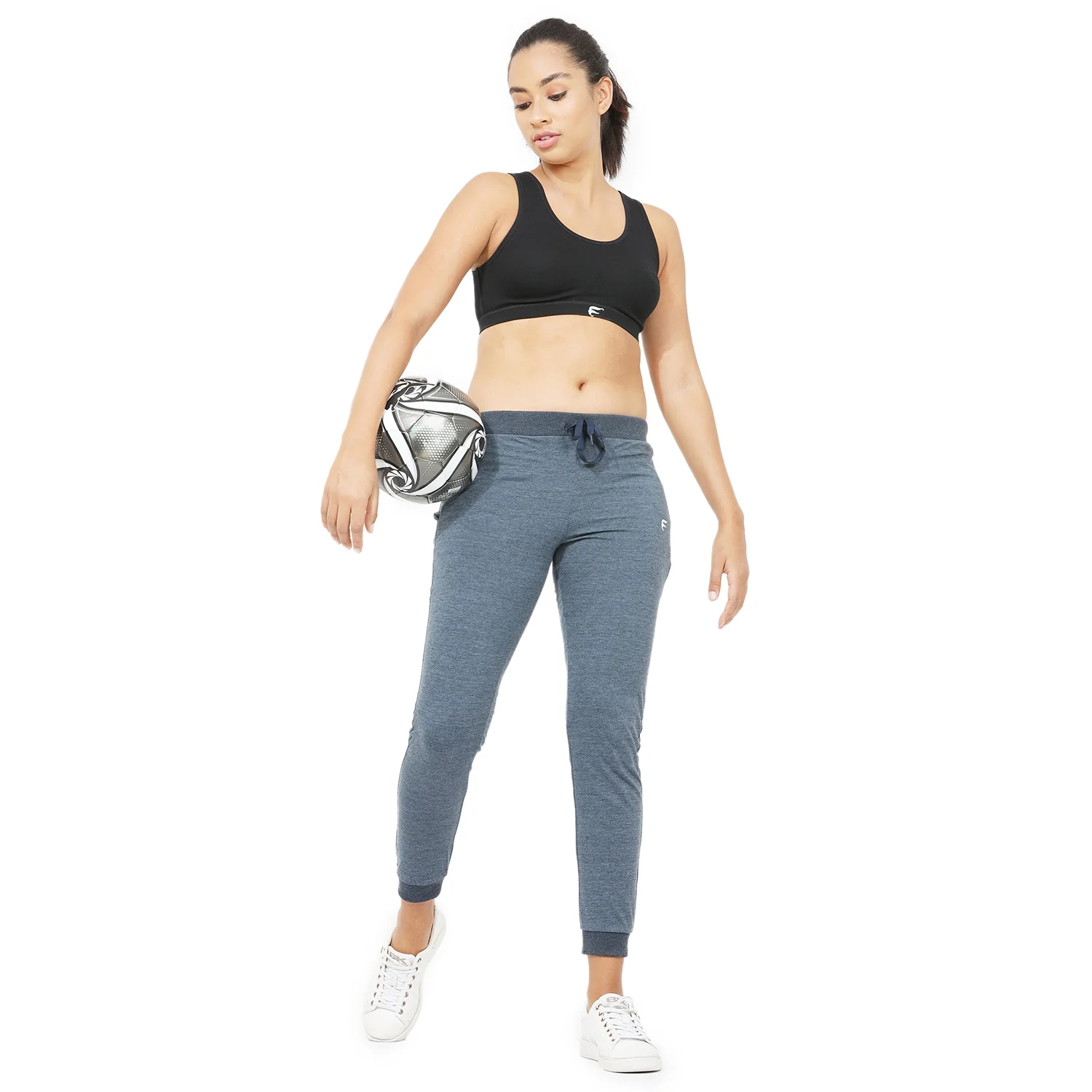 Women Navy Ankle Length Jogger Pant - Image 5