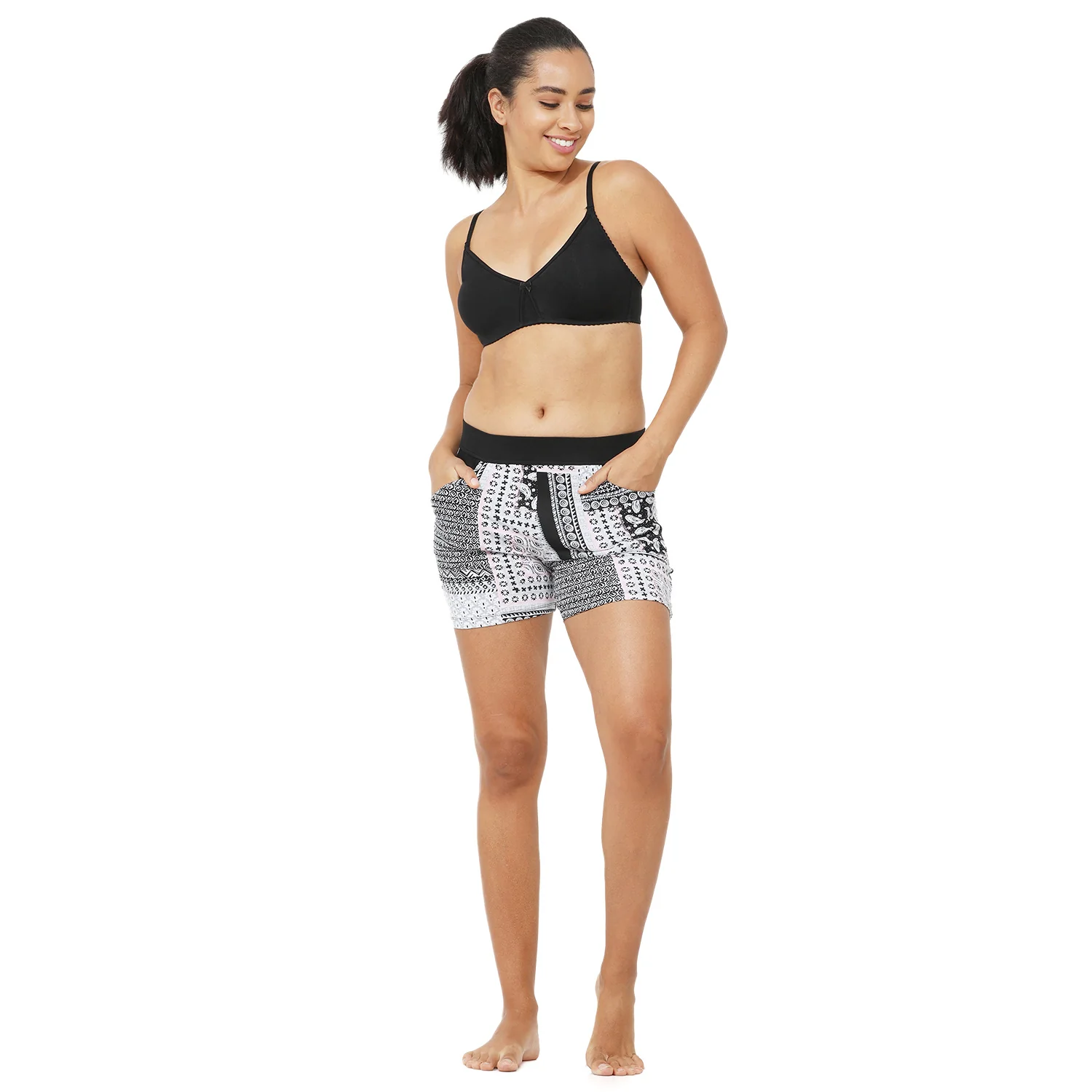 Women Multi Regular Fit Casual Shorts - Image 5