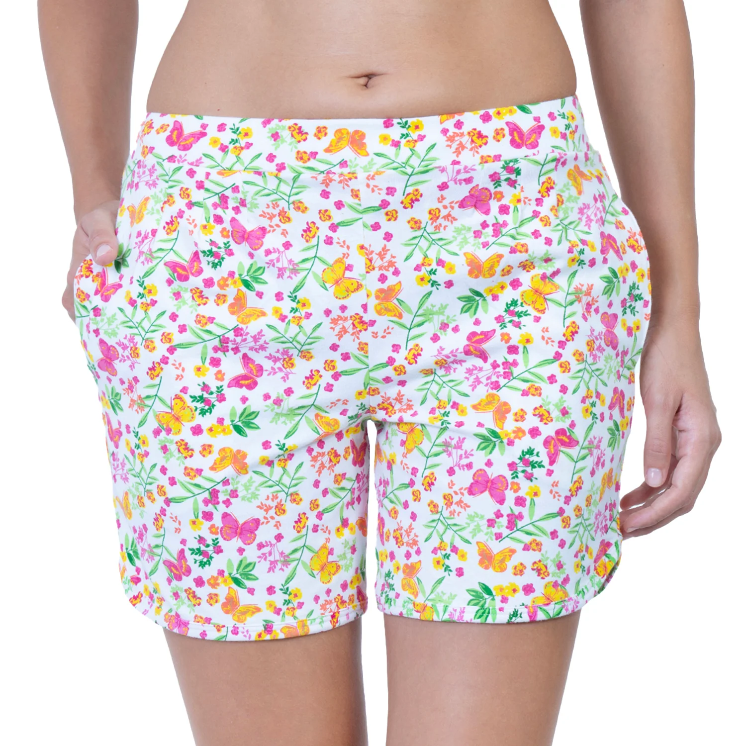 Women Multi Regular Fit Thigh Length Shorts - Image 4