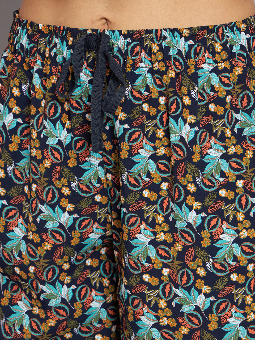 Women Multicolour Printed Pants - Image 4
