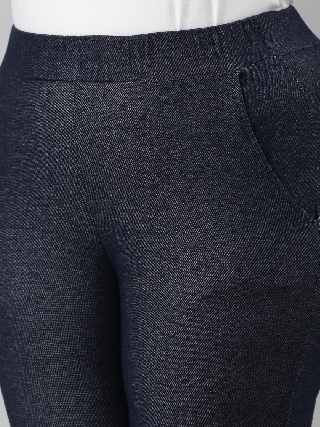 Women Navy Indigo Jeggings - Image 6