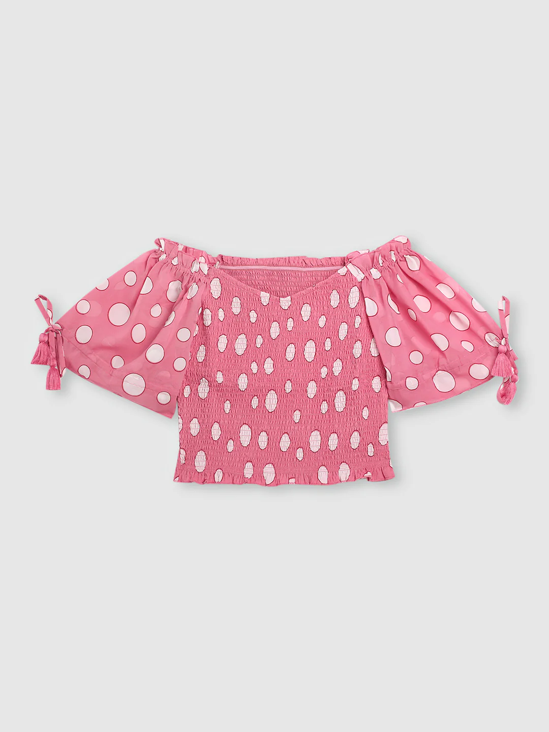 Women Pink Fitted Crop Top - Image 7