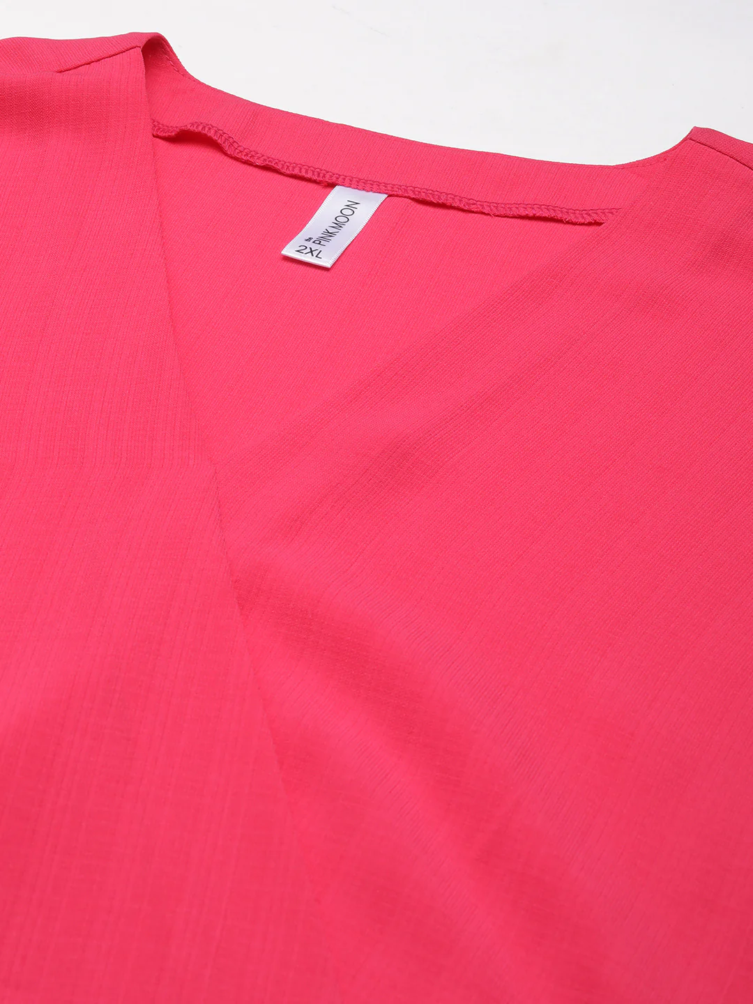 Women Pink Overlap Top - Image 7