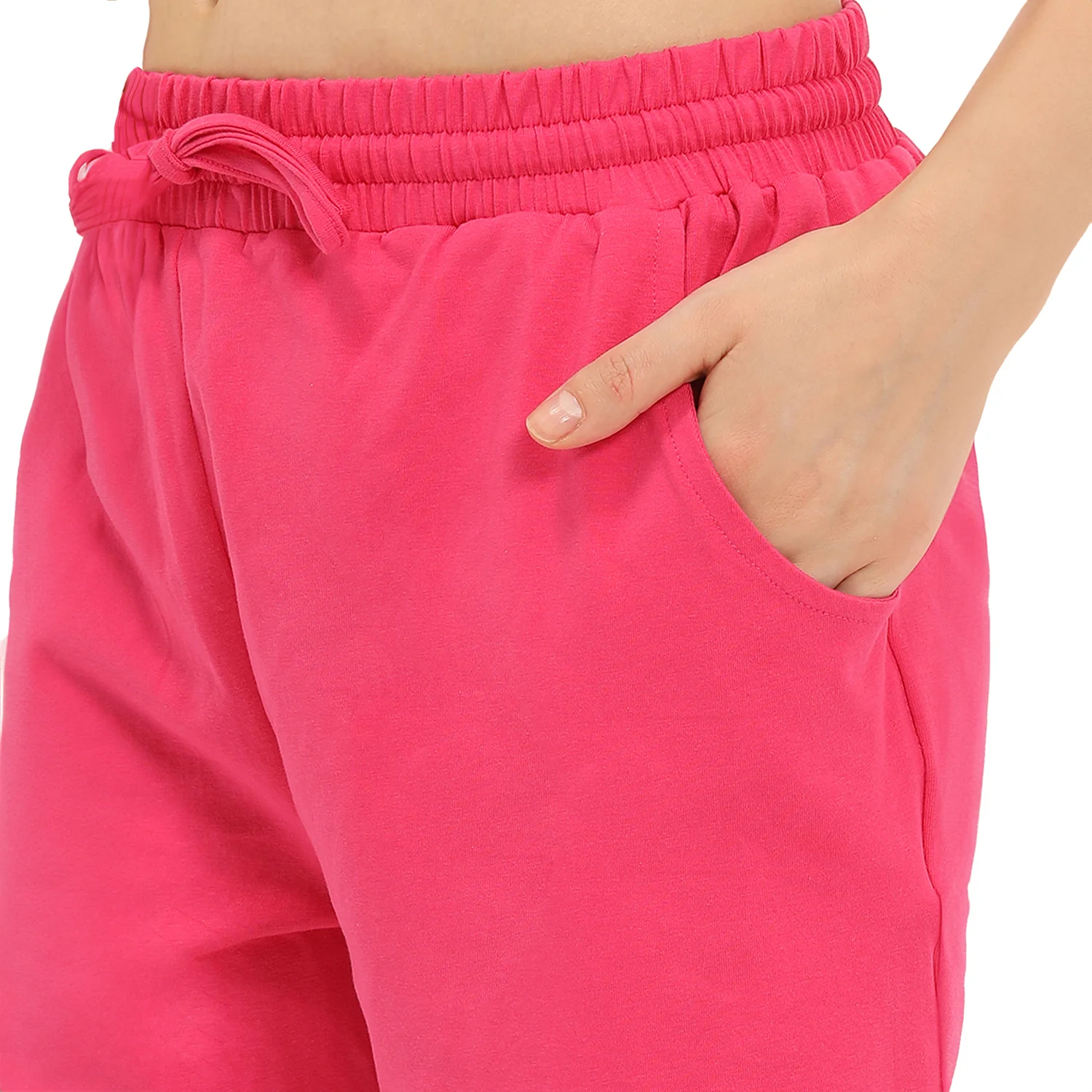 Women Pink Thigh Length Shorts - Image 5