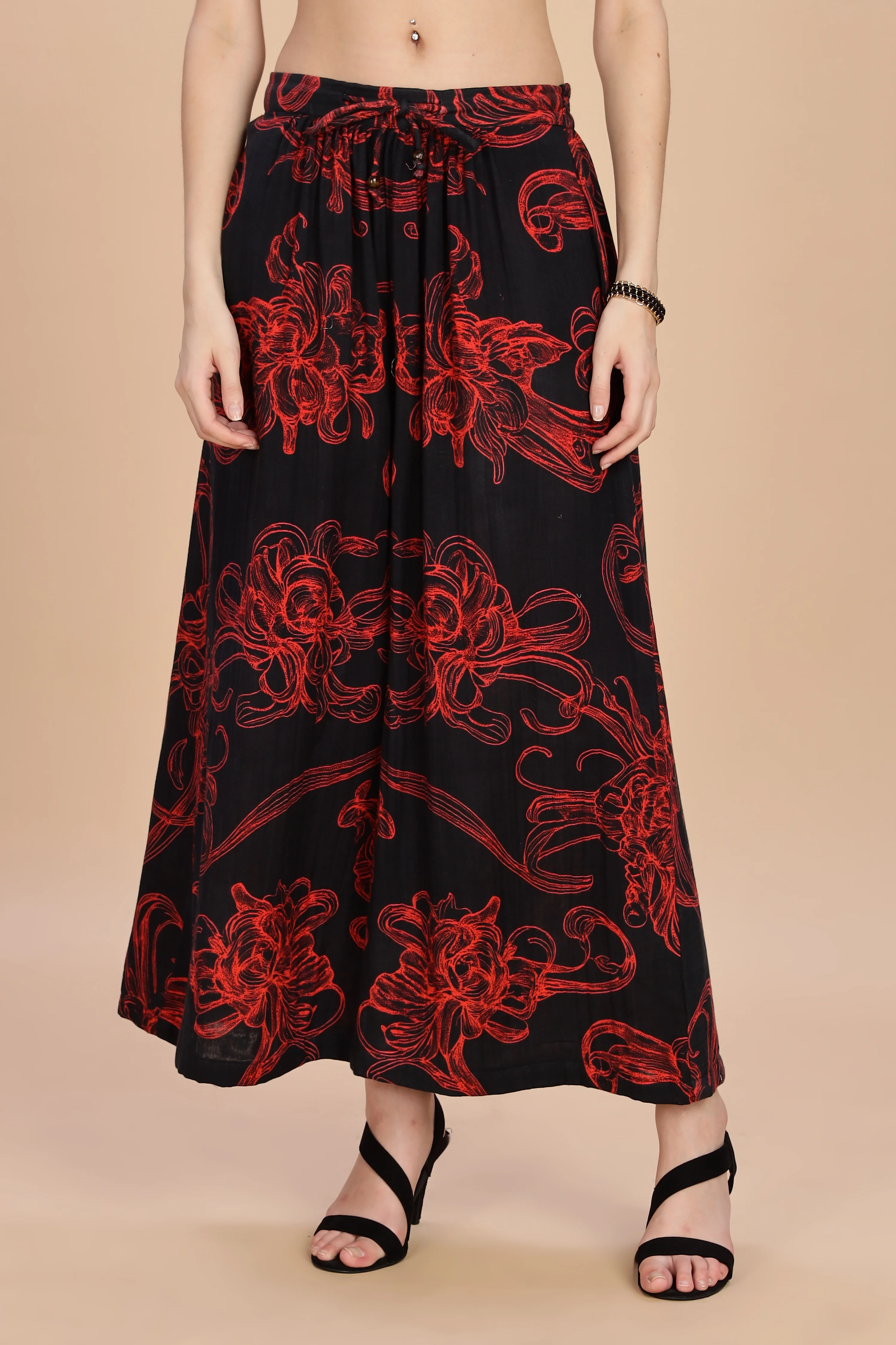 Women Raging Bloom Gauge Cotton Co-Ord Set - Image 6