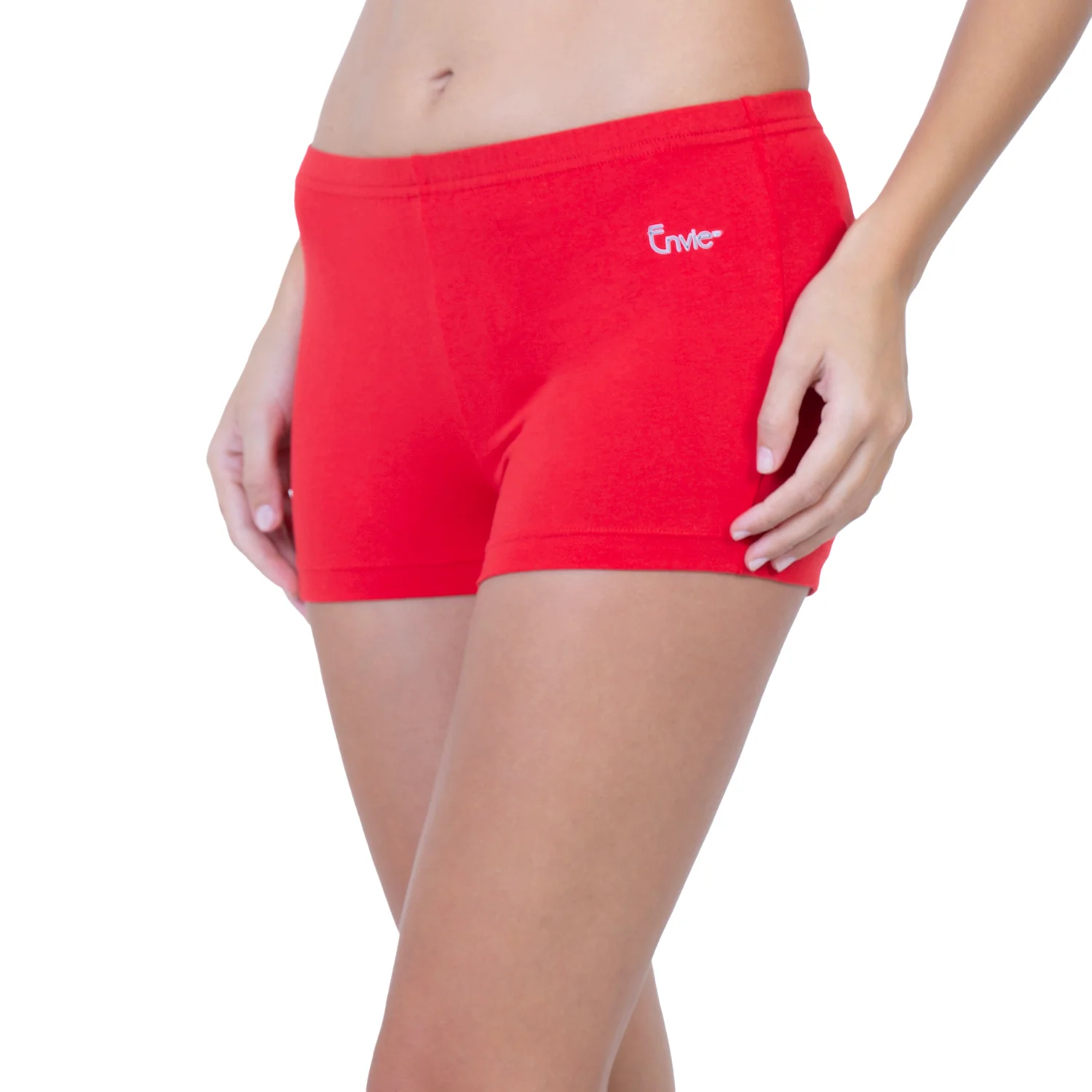 Women Red Basic Underskirt Shorts - Image 4