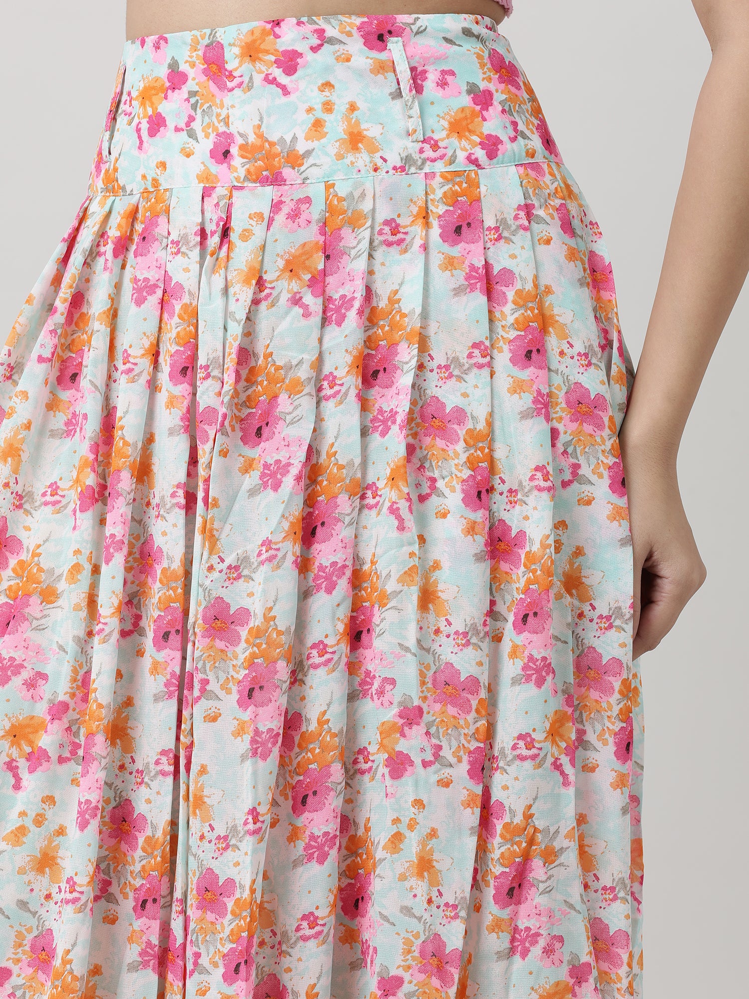 Women Floral Maxi Skirt - Image 7