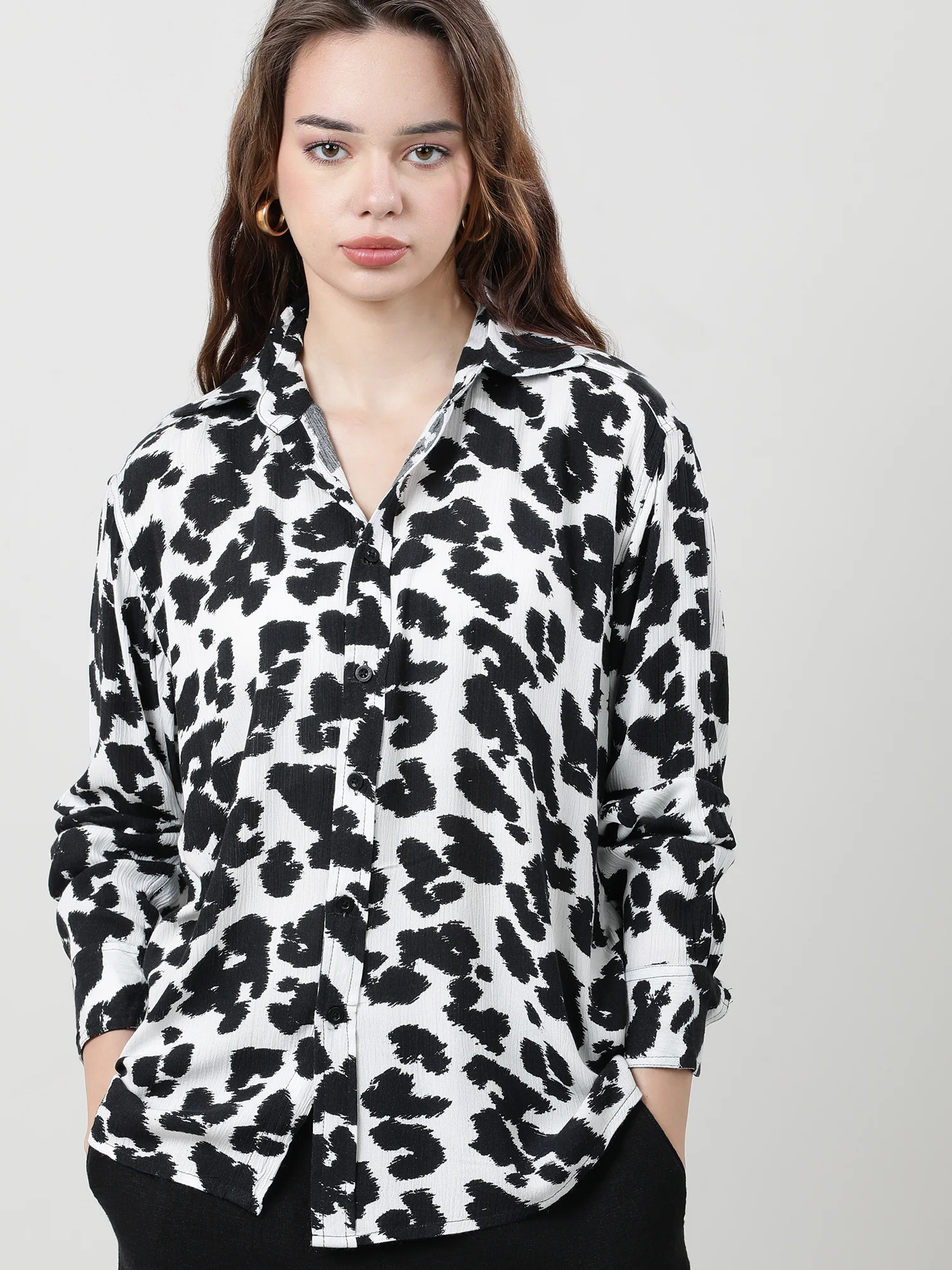 Women Relaxed Fit Printed Shirt