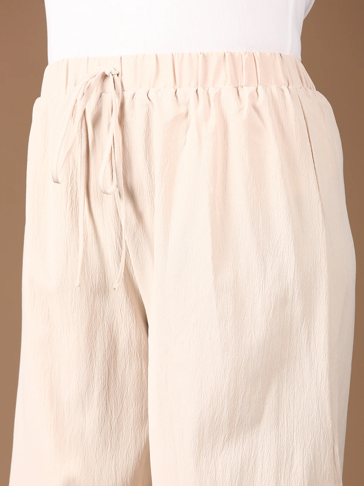 Women Relaxed Fit Slit Pants - Image 3